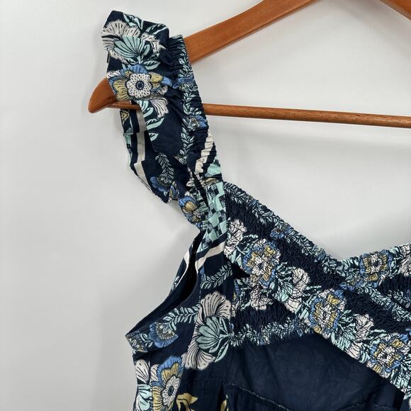 FREE PEOPLE NWT Bali Albright Jumpsuit in Navy Combo // XS - Picture 11 of 14